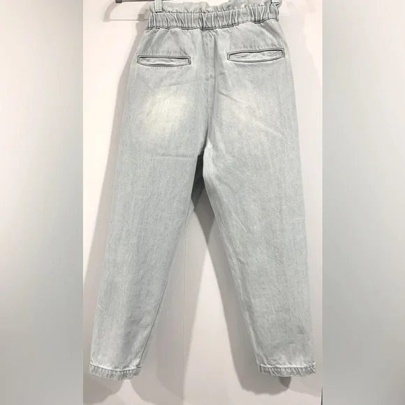 Excellent Condition, Pistola "Cam Paperbag Pants" in Light Wash, Size Small - Picture 7 of 11